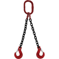 吊链,80级链,两腿,椭圆形和钩子,9/32“x 5”LV840 | TENAQUIP