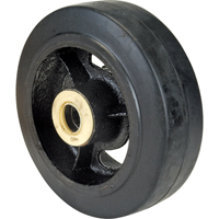 橡胶轮子,6“Dia(152毫米)。x 2”(51毫米)W, 550磅。(249公斤)。能力MH296 | TENAQUIP