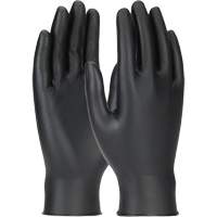 Grippaz™皮怀有二心的一次性手套,丁腈,6-mil,无粉,黑NJC674 | TENAQUIP