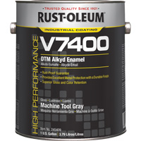 V7400系统340 VOC DTM醇酸磁漆、灰、高光泽,3.79 L,加仑NKC129 | TENAQUIP