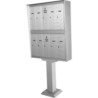 双层邮箱,基座并架设,16“x半”,16门、铝OP375 | TENAQUIP