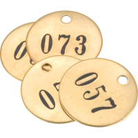 黄铜编号标签SA951 | TENAQUIP