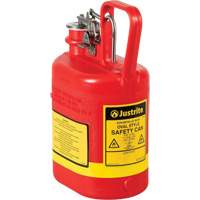 Safety Cans, Type I, Polyethylene, 1 US gal., Red, FM Approved  SC291 | TENAQUIP