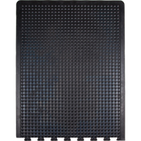 抗疲劳圆顶垫充溢4 x 3 x 1/2”,黑色,橡胶SDL861 | TENAQUIP