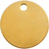 空白标签,黄铜,1.25“dia SDN066 | TENAQUIP