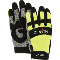 ZM500显眼Cut-Resistant机械手套,HPPE棕榈,大小中等SDP433 | TENAQUIP