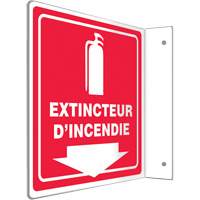 “Extincteur d 'incendie”投影™迹象,8“×8”,塑料,法国与象形图SED967 | TENAQUIP