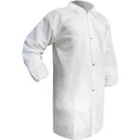 一次性实验室外套,聚丙烯,白色,大SGI460 | TENAQUIP