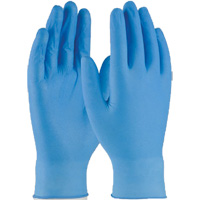 一次性手套、大型、腈、4-mil无粉、蓝SGI494 | TENAQUIP