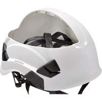 顶点<一口>®< /一口>头盔,Non-Vented,棘轮,白色SGR653 | TENAQUIP