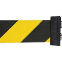 壁山屏障与磁带、钢铁、螺丝山,7尺,黑色和黄色胶带SGQ993 | TENAQUIP