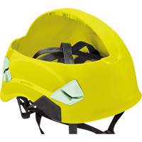 顶点<一口>®< /一口>头盔,Non-Vented、棘轮、高可见性黄色SGR660 | TENAQUIP