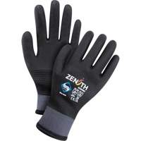 ZX-30° Premium Coated Gloves, Medium, Foam PVC Coating, 15 Gauge, Nylon Shell SGW880 | TENAQUIP