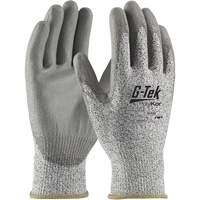 G-Tek <一口>®< /一口>烯烃纤维<一口>®< /一口> Cut-Resistant手套,规模大,13个指标,聚氨酯涂层、工程纱壳,ANSI / ISEA 105三级SHA292 | TENAQUIP