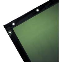 焊接窗帘,72年“×72”,适度的透明度,绿色SHA421 | TENAQUIP