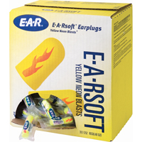 E-A-Rsoft黄色霓虹灯爆炸耳塞,散装,胶袋SJ427 | TENAQUIP