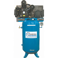 工业空气压缩机系列-立式压缩机两阶段,66.6加仑(80美国加仑)TFA051 | TENAQUIP