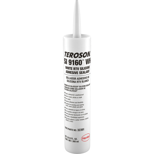 Teroson®SI 9160硅酮密封剂,墨盒,白色AF295 | TENAQUIP