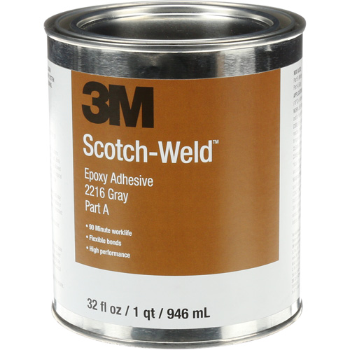 32液体盎司Scotch-Weld胶粘剂,装备,由两部分组成,灰色AMB009 | TENAQUIP