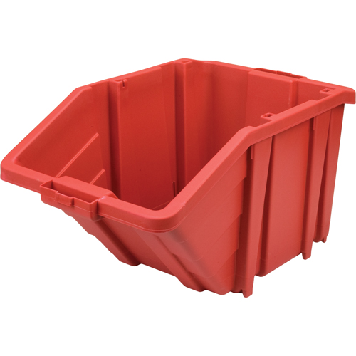 大型塑料箱子,15-1/2 H x 25“W x 13 D,红色,200磅。能力CF327 | TENAQUIP