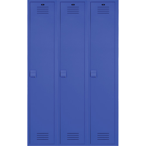 雷诺克斯®柜插件,银行3,36 x 76“x 15、深蓝色、组装FM824 | TENAQUIP
