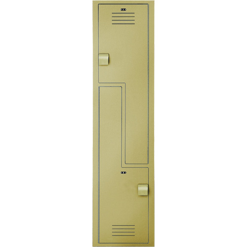 雷诺克斯®Z-Locker插件,2层,18 x 75 - 1/2“x 18,米黄色,组装FM919 | TENAQUIP