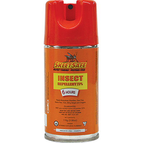 SkeetSafe®杀虫剂,25%避蚊胺,气溶胶,3.9盎司。JD315 | TENAQUIP