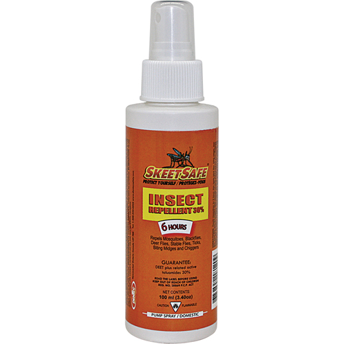 SkeetSafe®杀虫剂,30%避蚊胺,喷雾,3.4盎司。JD317 | TENAQUIP