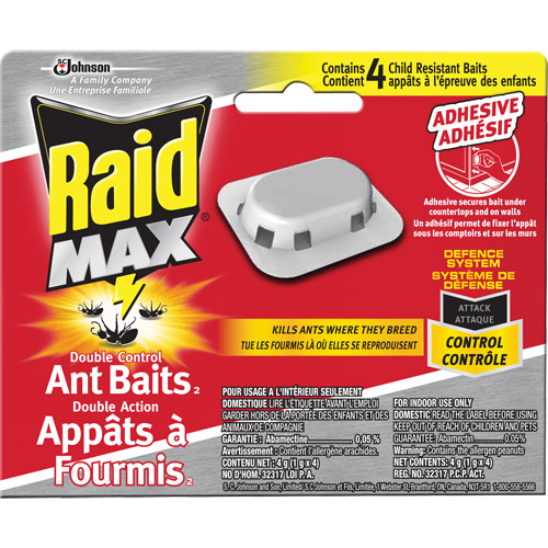 Raid®马克斯®双重控制蚂蚁鱼饵JM265 | TENAQUIP