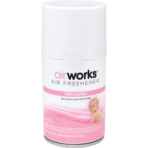 AirWorks®计量空气清新剂,新鲜婴儿爽身粉,喷雾罐JM603 | TENAQUIP