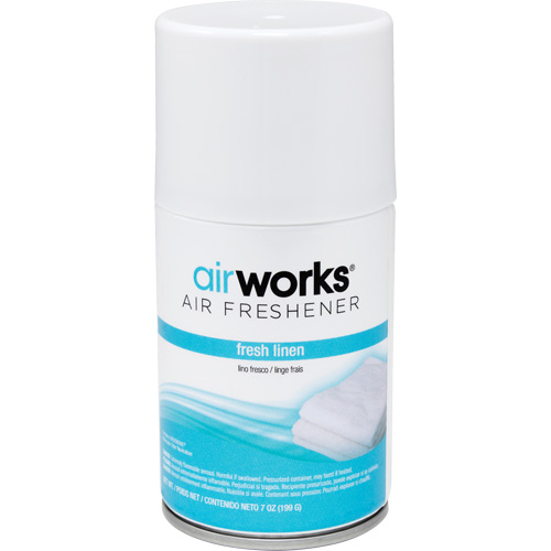AirWorks®计量空气清新剂,新鲜的亚麻,喷雾罐JM606 | TENAQUIP