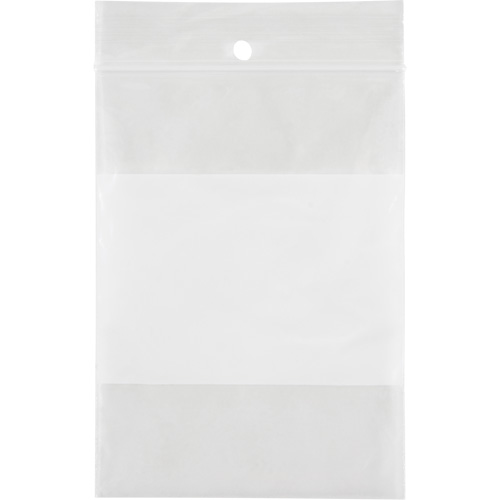 白色块保利袋能重新盖紧的4“x 3”, 2毫升PF916 | TENAQUIP
