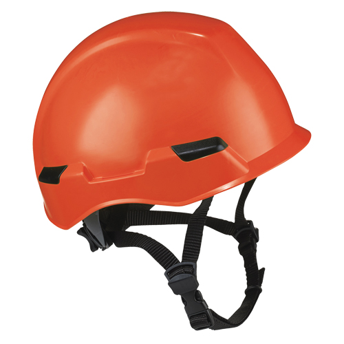 岩石工业登山头盔,Non-Vented、棘轮、橙色SFY775 | TENAQUIP