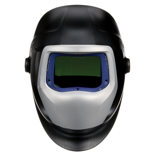 Speedglas 9100焊接头盔& Auto-Darkening过滤器9100第二十一章,4.2 L x 2.8”W视图区域,5/8 - 13阴影范围,黑色/银色SGC239 | TENAQUIP