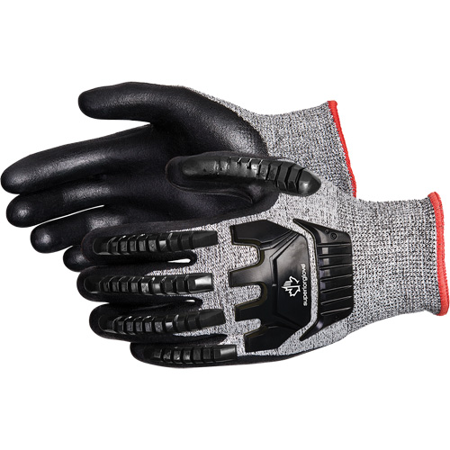 TenActiv候Cut-Resistant复合针织手套、6、合成棕榈,针织手腕袖口SGN416 | TENAQUIP