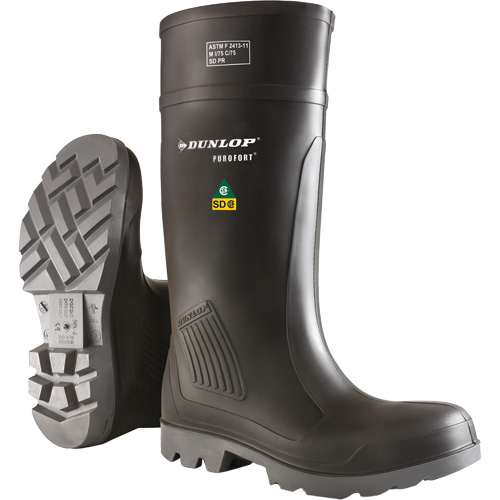 专业完整的安全靴,Purofort®、钢脚趾,大小10,耐刺穿鞋底SGT758 | TENAQUIP