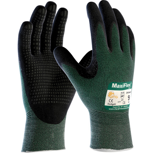 MaxiCut®超耐切割手套,规模小,15计,泡沫腈涂布,HPPE壳牌、ASTM ANSI A2 / EN 388级3级/ EN 388 B SGW529 | TENAQUIP