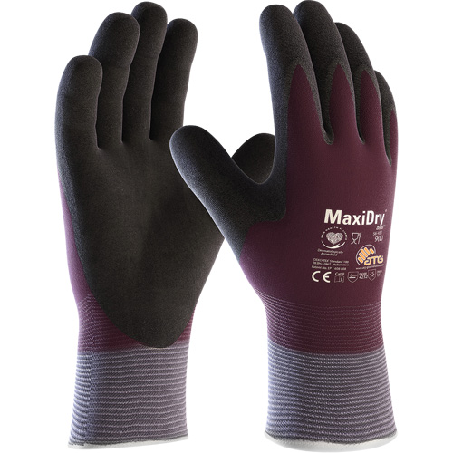 MaxiDry®零与热涂层手套内衬,小,泡沫腈涂料、15计、尼龙/氨纶壳SGW544 | TENAQUIP