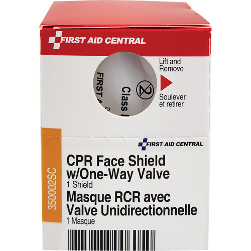 SmartCompliance®补充CPR与单向阀面罩,单一使用面罩,二班SHC034 | TENAQUIP