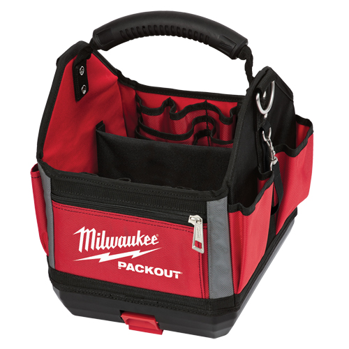 Packout手提包、弹道尼龙、28个口袋,黑色/红色TEQ705 | TENAQUIP