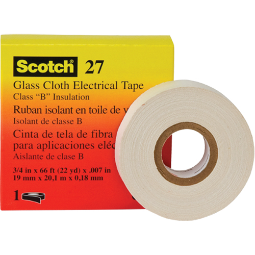 苏格兰®27玻璃布电工胶带XC322 | TENAQUIP