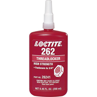 Threadlocker 262、红色、高、250毫升瓶AA741 | TENAQUIP