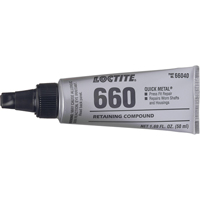 快速金属™660压配合修复保留化合物,50毫升,管、银AC104 | TENAQUIP