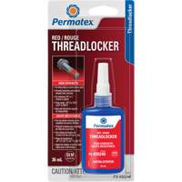 永久的力量Threadlocker,红色,高36 ml,瓶子AH115 | TENAQUIP