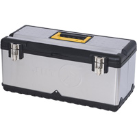 不锈钢手工具盒,11 W x 10-3/4“dx 22-1/2 H,黑色/灰色AUW127 | TENAQUIP