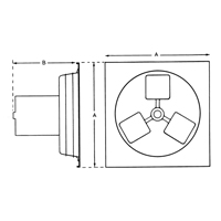 排气扇12“1 sp面板系列BA059 | TENAQUIP