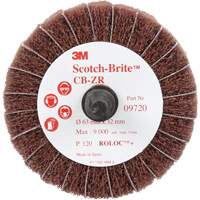 Dia Scotch-Brite™Combi-Wheel, 2 - 1/2”。120粒,氧化铝BP677| TENAQUIP