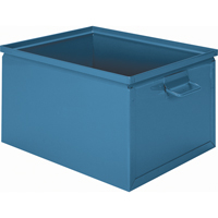 钢板堆放箱,7.5 D x 6“W x 13 H,蓝色CA813 | TENAQUIP