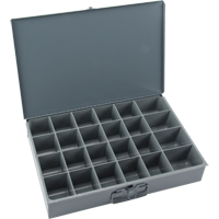 舱勺盒、钢铁、24槽,18 D x 3“W x 12 H,灰色CA997 | TENAQUIP