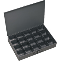 舱勺盒、钢铁、20个插槽,13-3/8”W x 9-1/4 D x 2 H,灰色CB023 | TENAQUIP